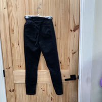 WOMENS HAUTE MAMA BLK MATERNITY PANTS S