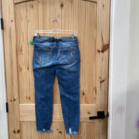 WOMENS JESSICA SIMPSON DENIM DIST. MATERNITY JEANS M
