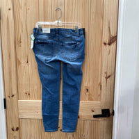 WOMENS EVERFLEX DENIM MATERNITY JEANS 6 SHORTS NWT