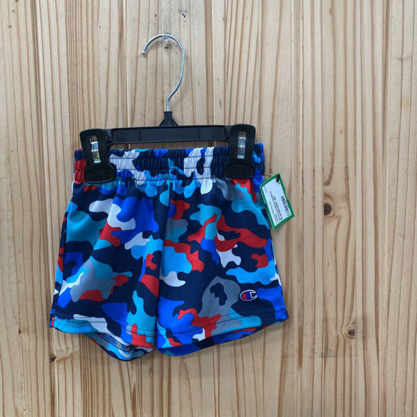BOYS CHAMPION SHORTS BLUE/RED/GREY 18M