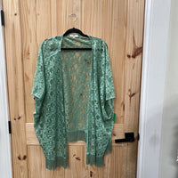 WOMENS ENTRO SAGE SHEER CARDIGAN S/M