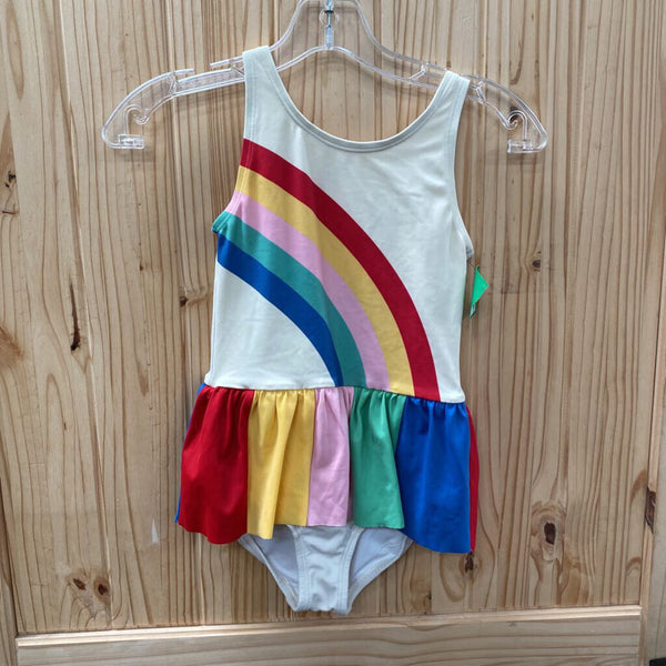 GIRLS HANAA ANDERSON LEOTARD WHITE/MULTI COLOR 8