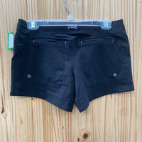 WOMENS HUK BLK SHORTS 5