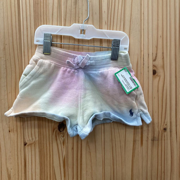 GIRLS POLO RALPH LAUREN MULTI COLOR SHORTS 3T