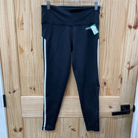 WOMENS ADIDAS PANTS BLK/WHITE M