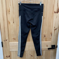WOMENS ADIDAS PANTS BLK/WHITE M