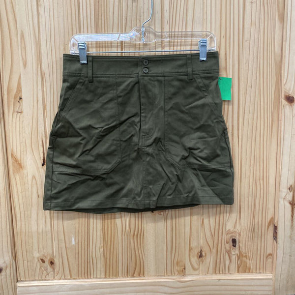 WOMENS HALARA DK OLIVE GREEN SKIRT M NWT