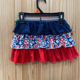 GIRLS RED/WHITE/BLUE SKORT W/STARS 3T