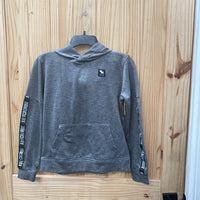 BOYS ABERCROMBIE HOODIE GREY/BLK 13/14