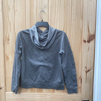 BOYS ABERCROMBIE HOODIE GREY/BLK 13/14