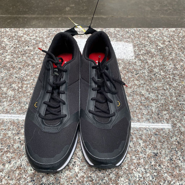 MENS PUMA SHOES BLK/RED 10.5