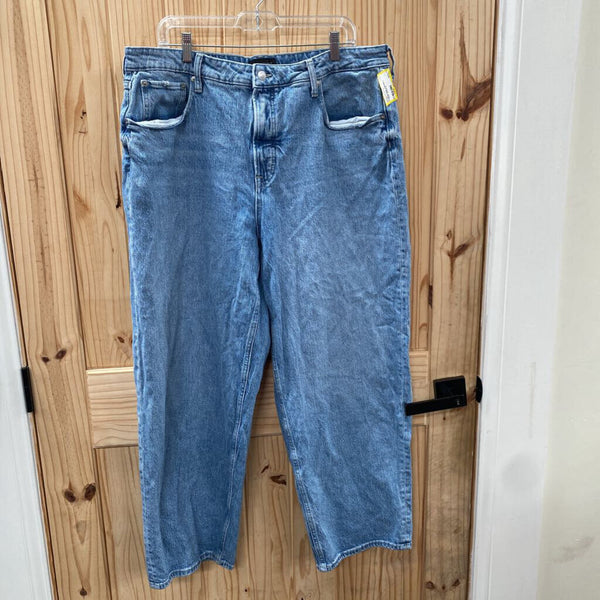 WOMENS FREE ASSEMBLY LT DENIM JEANS 20