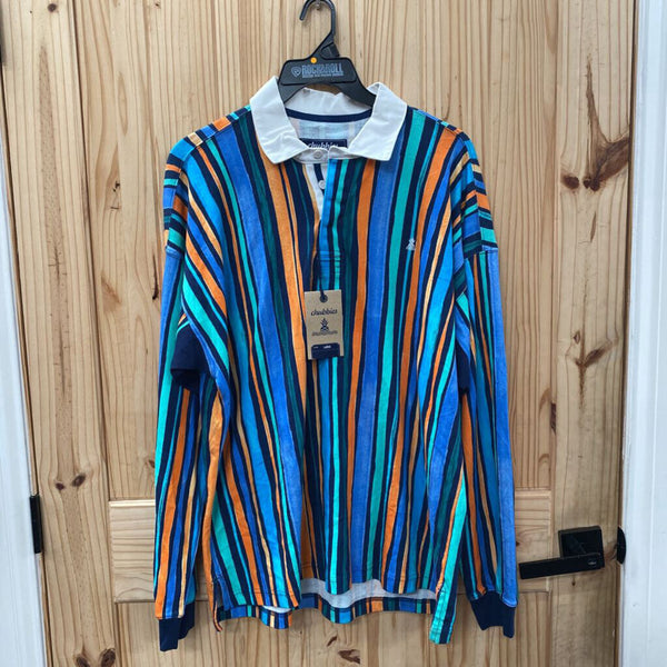Spw MENS CHUBBIES LS MULTI COLOR STRIPE SHIRT XL NWT