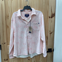 WOMENS CHUBBIES FLEECE LS SHIRT W/PINEAPPLES XL NWT