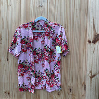 GIRLS PINK FLORAL CARDIGAN 4