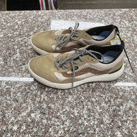 WOMENS VANS SHOES TAUPE/LEOPARD/CREAM 8