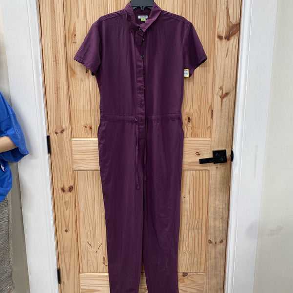 WOMENS SERRA PLUM PURPLE JUMPSUIT M