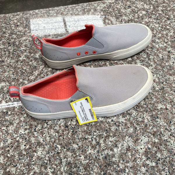 WOMENS COLUMBIA PFG GREY/CORAL CASUAL SHOES 7