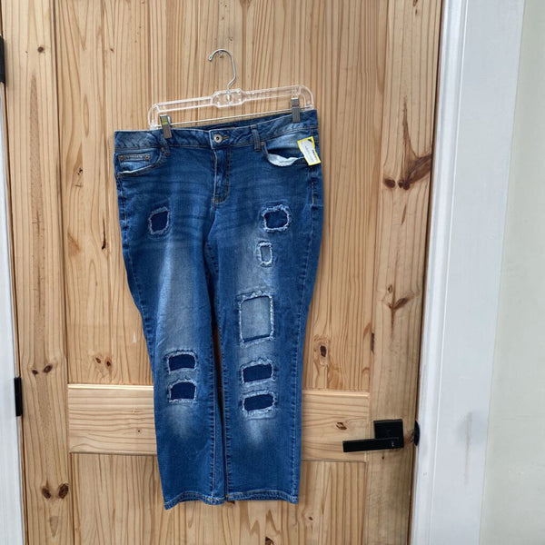 WOMENS CATO PREMIUM DENIM DIST. JEANS 14