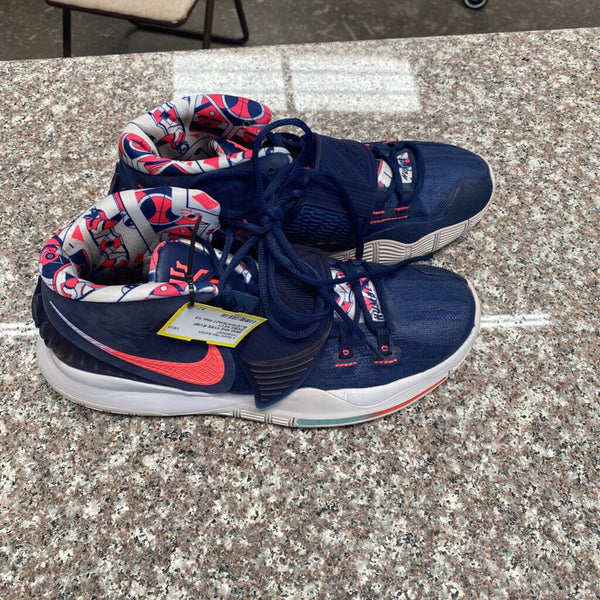MENS NIKE KYRIE IRVINF SHOES NAVY BLUE/WHITE/HOT PINK 11.5
