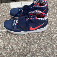 MENS NIKE KYRIE IRVINF SHOES NAVY BLUE/WHITE/HOT PINK 11.5
