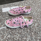 WOMENS SUPERGA PINK SHOES W/PINEAPPLES 7 1/2