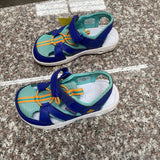 COLUMBIA SANDALS ROYAL BLUE/AQUA/GOLDEN YELLOW 12