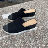 WOMENS ALEX MARIE BLK SANDALS 9