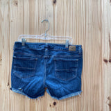 WOMENS AMERICAN EAGLE DENIM JEAN SHORTS 12