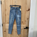 WOMENS TRACTR LT DENIM JEANS 2 NWT