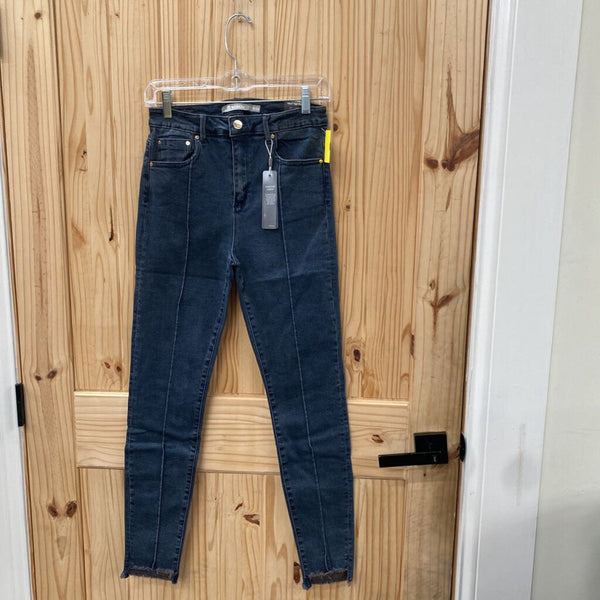 WOMENS TRACTR DK DENIM NINA HIGH RISE DENIM JEANS 6 NWT