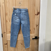 WOMENS TRACTR LT DENIM HIGH RISE WEEKENDER DIST. JEANS 0 NWT