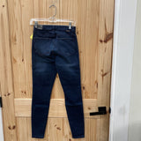 WOMENS TRACTR DK DENIM NINA HIGH RISE DIST. JEANS 0 NWT