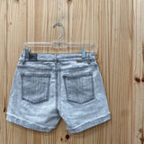 WOMENS TRACTR LT GREY WASHED DENIM BRITTANY SHORTS 4 NWT
