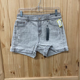 WOMENS TRCTR LT GREY WASHED BRITTANY SHORTS 6 NWT