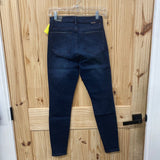 WOMENS TRACTR DK DENIM DIST. NINA HIGH RISE JEANS 0 NWT