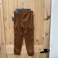 BOYS BROOKLYN THE JOGGER LT BROWN CARGO SWEATPANTS S 8 NWT