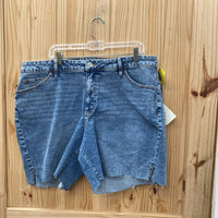 WOMENS AVA & VIV DENIM SHORTS 18 NWT