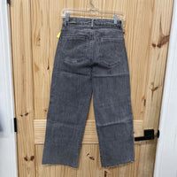 WOMENS TRACTR OFF BLACK DENIM HIGH RISE STRAIGHT JEANS 0 NWT