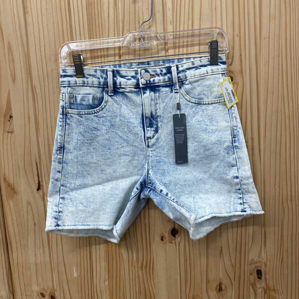 WOMENS TRACTR WHITE BLEACHED DENIM JEAN SHORTS 4 NWT