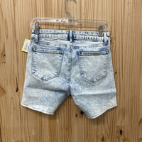 WOMENS TRACTR WHITE BLEACHED DENIM JEAN SHORTS 4 NWT