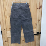 WOMENS TRACTR OFF BLACK DENIM HIGH RISE STRAIGHT JEANS 0 NWT