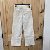 WOMENS TRACTR IVORY CORDUORY PANTS 0 NWT