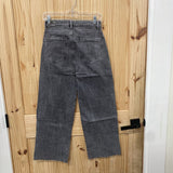 WOMENS TRACTR OFF BLACK DENIM HIGH RISE STRAIGHT JEANS 0 NWT
