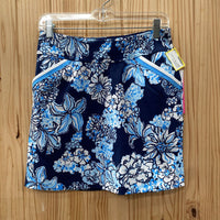 LILLY PULITZER LUCK GOLD SKIRT 0