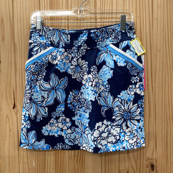 LILLY PULITZER LUCK GOLD SKIRT 0