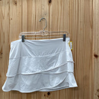 LUCKY IN LOVE WHITE SKORT XL