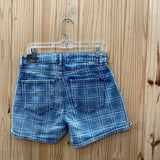 WOMENS TRACTR LT DENIM JEANS SHORTS HIGH RISE W/WHITE LINES 6 NWT