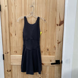 WOMENS LULULEMON COURT CRUSH BLK DRESS 8 NWT