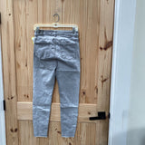 WOMENS TRACTR LT GREY WASHED MONA HIGH RISE JEANS 4 NWT